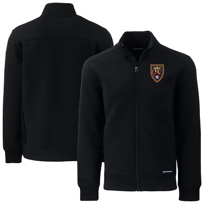 Men's Cutter & Buck Real Salt Lake Roam Eco Tri-Blend Recycled Full-Zip Jacket