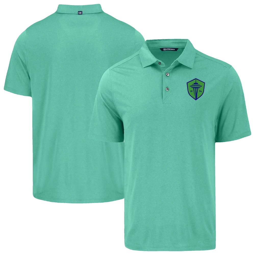 Men's Cutter & Buck Kelly Green Seattle Sounders FC Coastline Epic Comfort Eco Recycled Polo