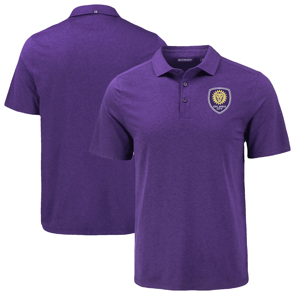 Men's Cutter & Buck Orlando City SC Coastline Epic Comfort Eco Recycled Polo