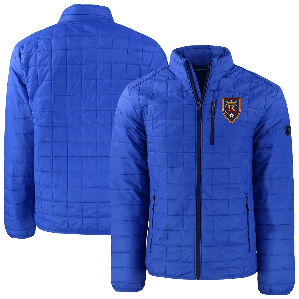 Men's Cutter & Buck Real Salt Lake Rainier PrimaLoft Eco Insulated Full-Zip Puffer Jacket