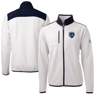 Men's Cutter & Buck Sporting Kansas City Cascade Eco Fleece Full-Zip Jacket