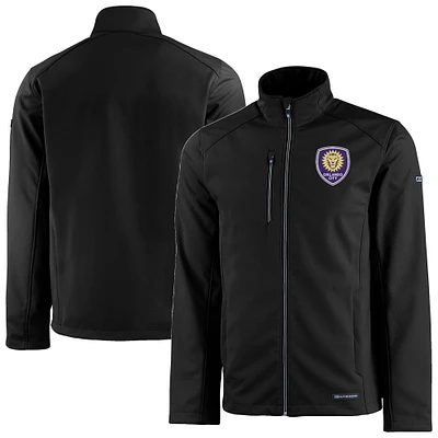 Men's Cutter & Buck Orlando City SC Evoke Eco Softshell Recycled Full-Zip Jacket