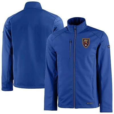 Men's Cutter & Buck Real Salt Lake Evoke Eco Softshell Recycled Full-Zip Jacket