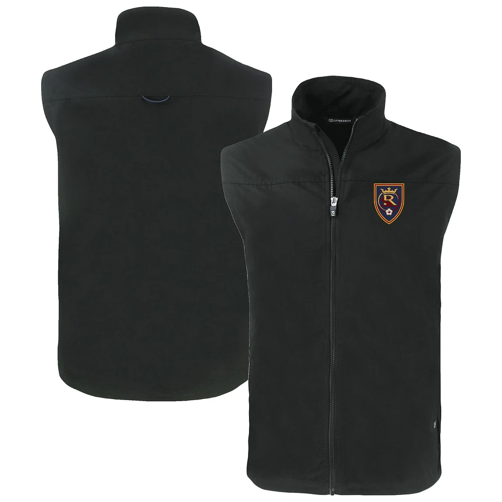 Men's Cutter & Buck Real Salt Lake Charter Eco Recycled Full-Zip Vest