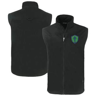 Men's Cutter & Buck Seattle Sounders FC Charter Eco Recycled Full-Zip Vest