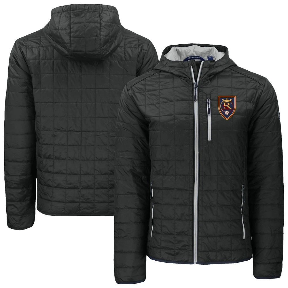 Men's Cutter & Buck Real Salt Lake Rainier Primaloft Eco Full-Zip Hooded Jacket