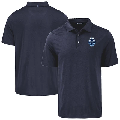Men's Cutter & Buck  Navy Vancouver Whitecaps FC Coastline Epic Comfort Eco Recycled Polo