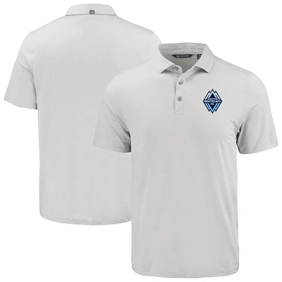 Men's Cutter & Buck Gray Vancouver Whitecaps FC Coastline Epic Comfort Eco Recycled Polo