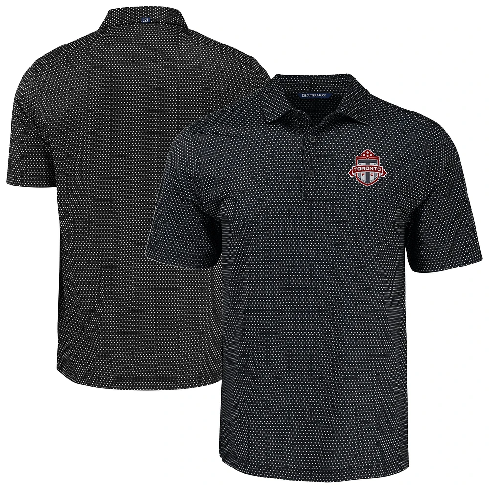 Men's Cutter & Buck Toronto FC Pike Eco Shadow Check Print Recycled Polo