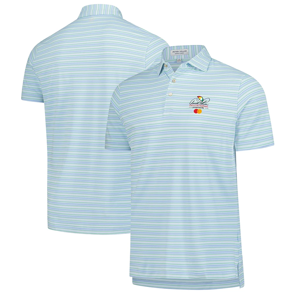 Men's Peter Millar Light Blue Arnold Palmer Invitational Atrium Performance Polo