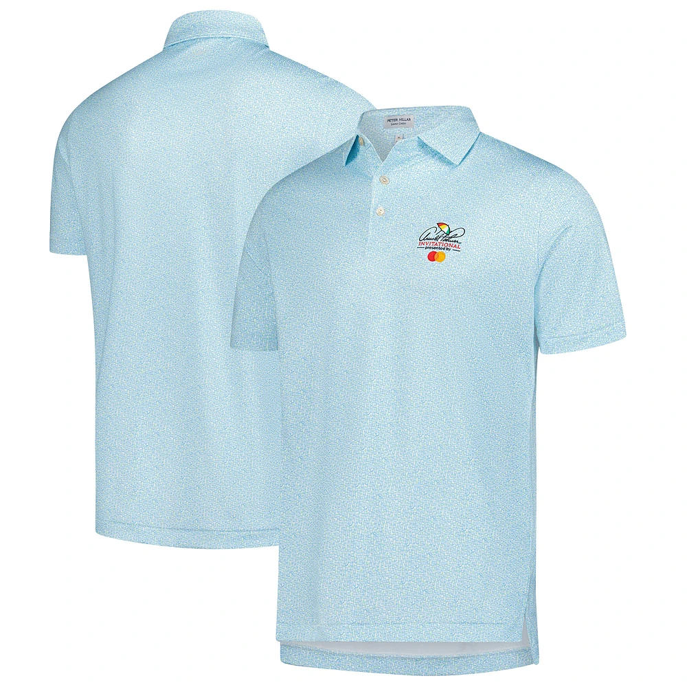 Men's Peter Millar White Arnold Palmer Invitational Mezcal Performance Polo