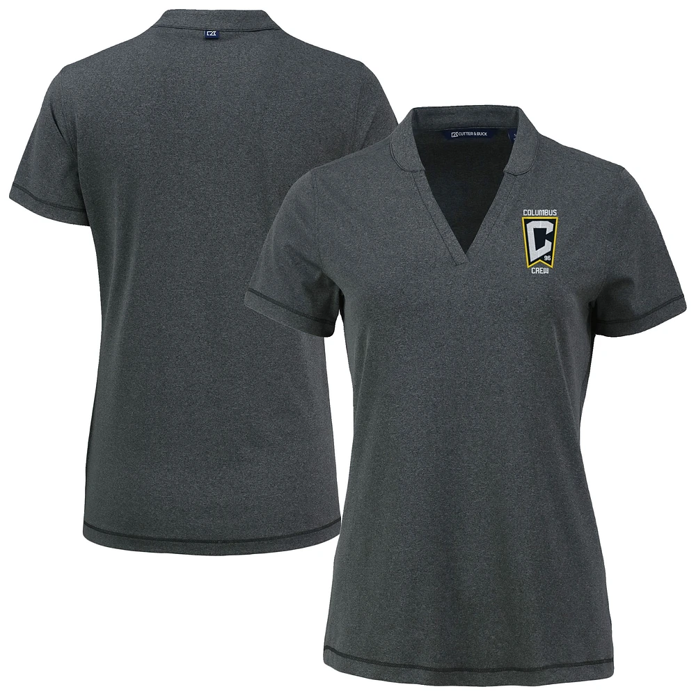Women's Cutter & Buck Heather Columbus Crew Forge Stretch Blade Top