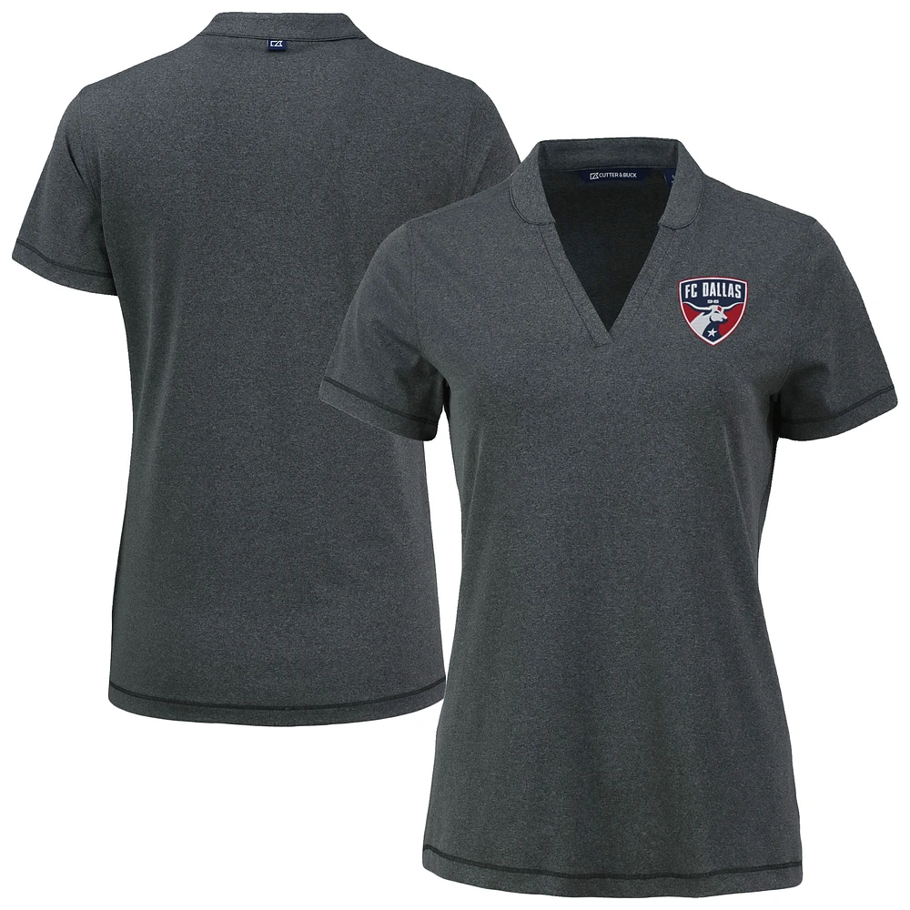 Women's Cutter & Buck Heather FC Dallas Forge Stretch Blade Top