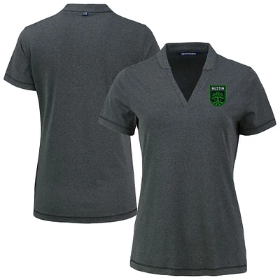 Women's Cutter & Buck Heather Austin FC Forge Stretch Blade Top