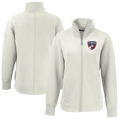 Women's Cutter & Buck Tan FC Dallas Roam Eco Full-Zip Recycled Jacket
