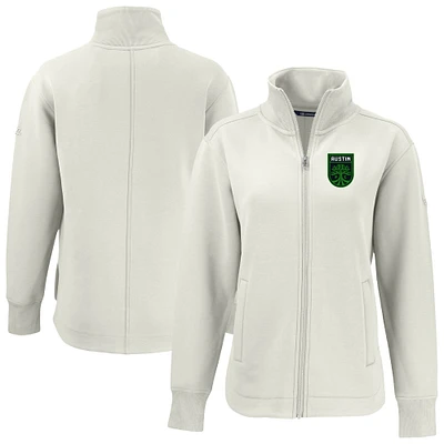 Women's Cutter & Buck Tan Austin FC Roam Eco Full-Zip Recycled Jacket