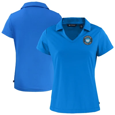 Women's Cutter & Buck Charlotte FC Daybreak Eco Recycled V-Neck Polo