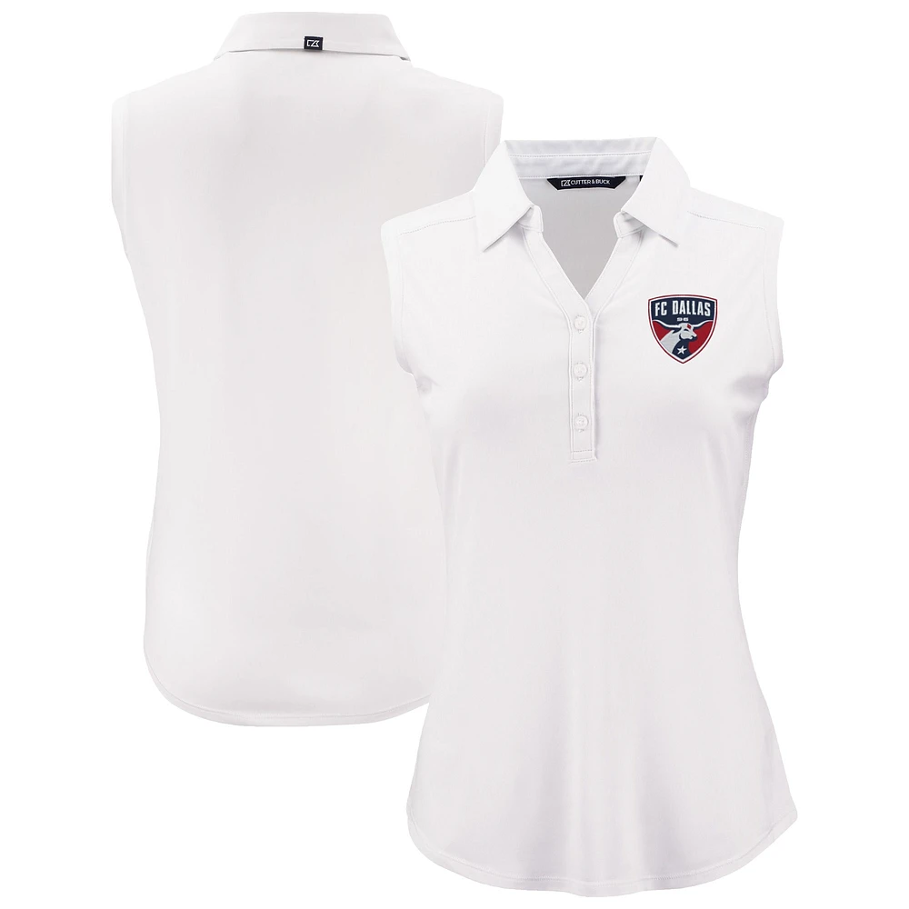 Women's Cutter & Buck FC Dallas Forge Eco Stretch Recycled Sleeveless Polo