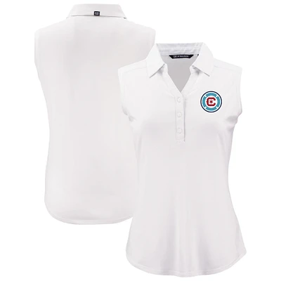 Women's Cutter & Buck Chicago Fire Forge Eco Stretch Recycled Sleeveless Polo