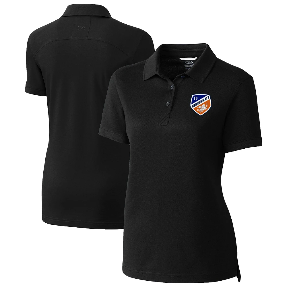 Women's Cutter & Buck FC Cincinnati Advantage Eco Tri-Blend Pique Polo