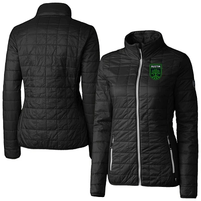 Women's Cutter & Buck Austin FC Rainier PrimaLoft Eco Insulated Full-Zip Printed Puffer Jacket