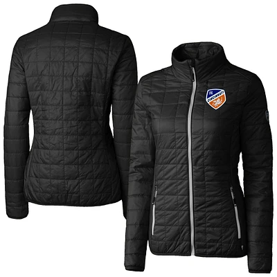 Women's Cutter & Buck FC Cincinnati Rainier PrimaLoft Eco Insulated Full-Zip Printed Puffer Jacket