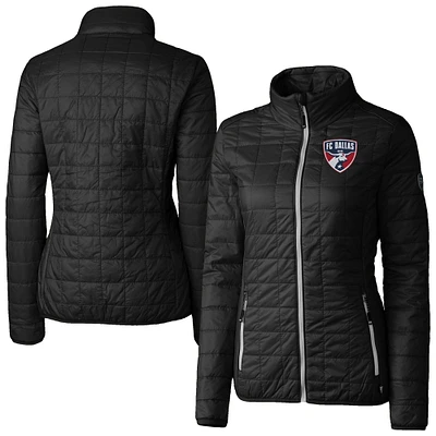 Women's Cutter & Buck FC Dallas Rainier PrimaLoft Eco Insulated Full-Zip Printed Puffer Jacket