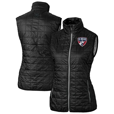 Women's Cutter & Buck FC Dallas Rainier PrimaLoft Eco Insulated Full-Zip Printed Puffer Vest