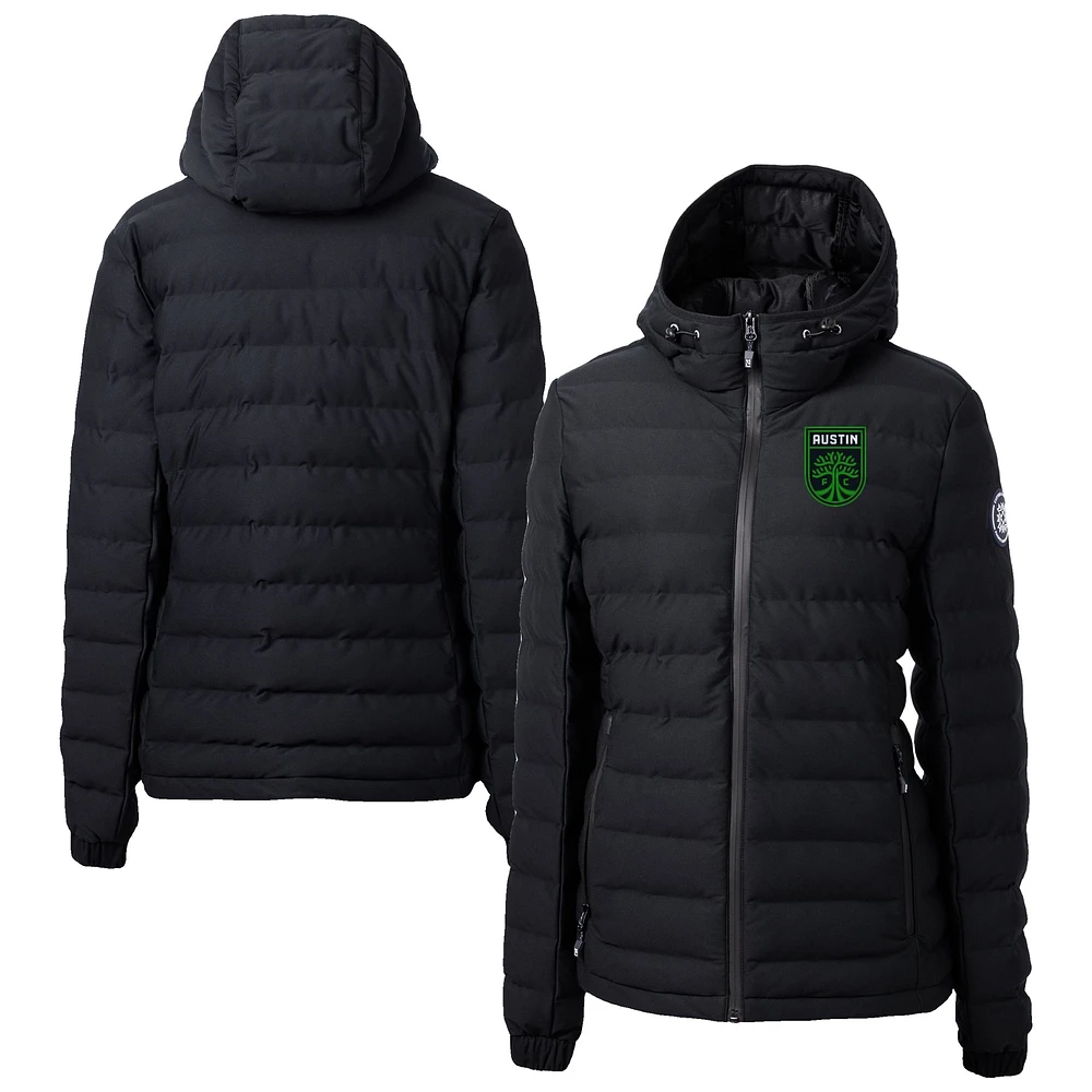 Women's Cutter & Buck Austin FC Mission Ridge Repreve Eco Insulated Hooded Puffer Jacket