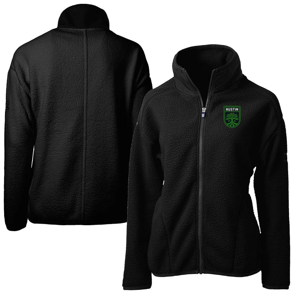 Women's Cutter & Buck Austin FC Cascade Eco Fleece Full-Zip Jacket