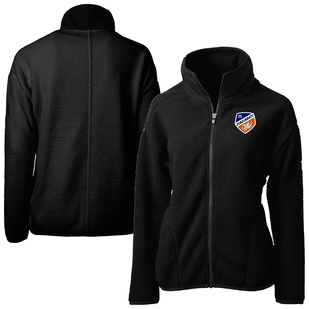 Women's Cutter & Buck FC Cincinnati Cascade Eco Fleece Full-Zip Jacket