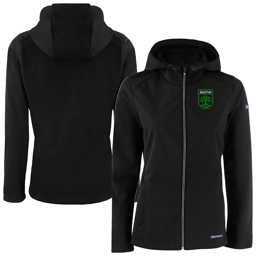 Women's Cutter & Buck Austin FC Evoke Eco Softshell Recycled Full-Zip Jacket