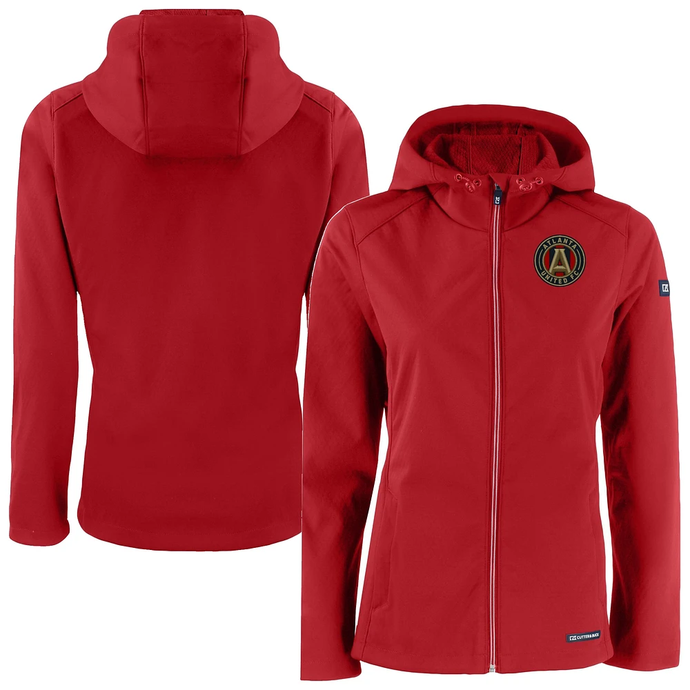 Women's Cutter & Buck Atlanta United FC Evoke Eco Softshell Recycled Full-Zip Jacket