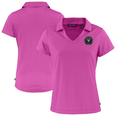 Women's Cutter & Buck Inter Miami CF Daybreak Eco Recycled V-Neck Polo