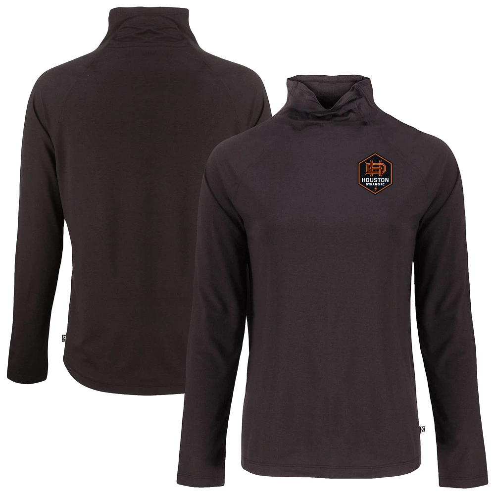 Women's Cutter & Buck Houston Dynamo FC Coastline Epic Comfort Eco Recycled Funnel-Neck Top