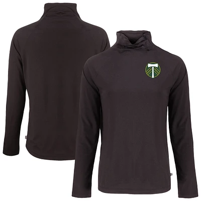 Women's Cutter & Buck Portland Timbers Coastline Epic Comfort Eco Recycled Funnel-Neck Top