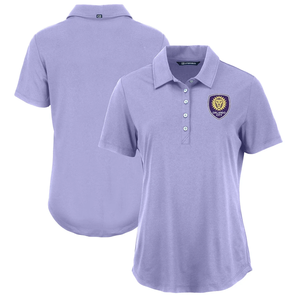 Women's Cutter & Buck Orlando City SC Coastline Epic Comfort Eco Recycled Polo