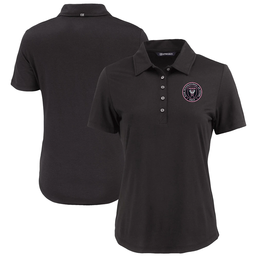 Women's Cutter & Buck Inter Miami CF Coastline Epic Comfort Eco Recycled Polo