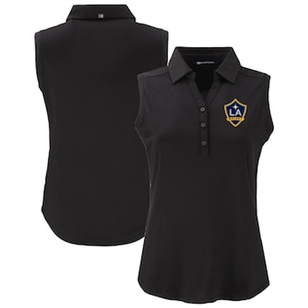 Women's Cutter & Buck LA Galaxy Forge Eco Stretch Recycled Sleeveless Polo
