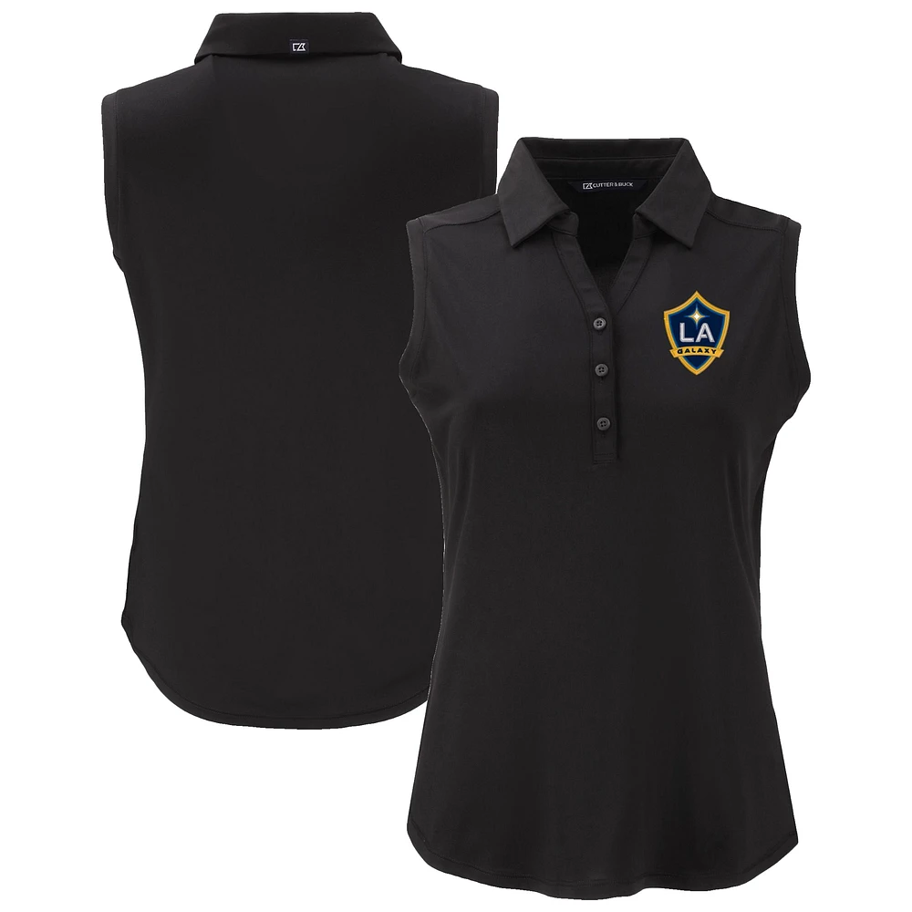 Women's Cutter & Buck LA Galaxy Forge Eco Stretch Recycled Sleeveless Polo