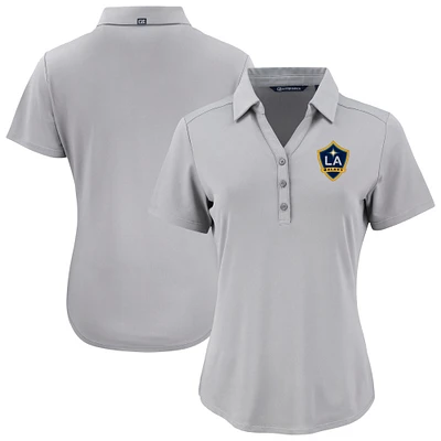 Women's Cutter & Buck Gray LA Galaxy Forge Eco Stretch Recycled Polo