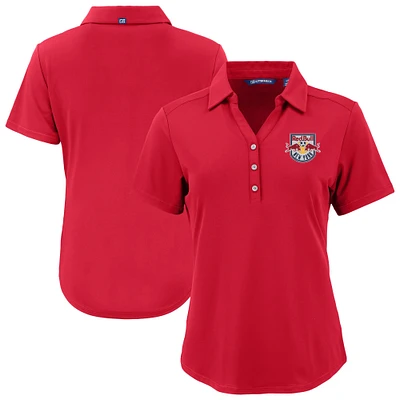 Women's Cutter & Buck Red New York Bulls Forge Eco Stretch Recycled Polo