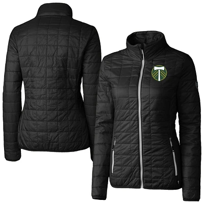 Women's Cutter & Buck Portland Timbers Rainier PrimaLoft Eco Insulated Full-Zip Printed Puffer Jacket