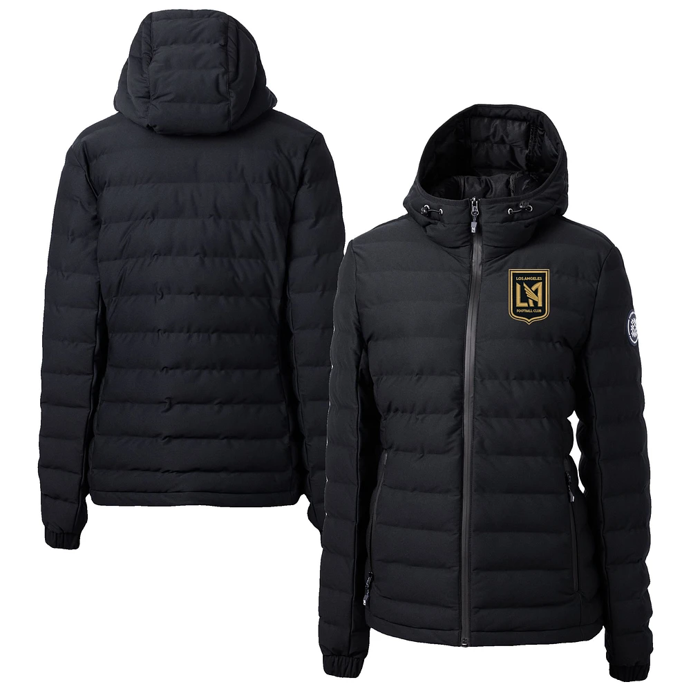 Women's Cutter & Buck LAFC Mission Ridge Repreve Eco Insulated Hooded Puffer Jacket