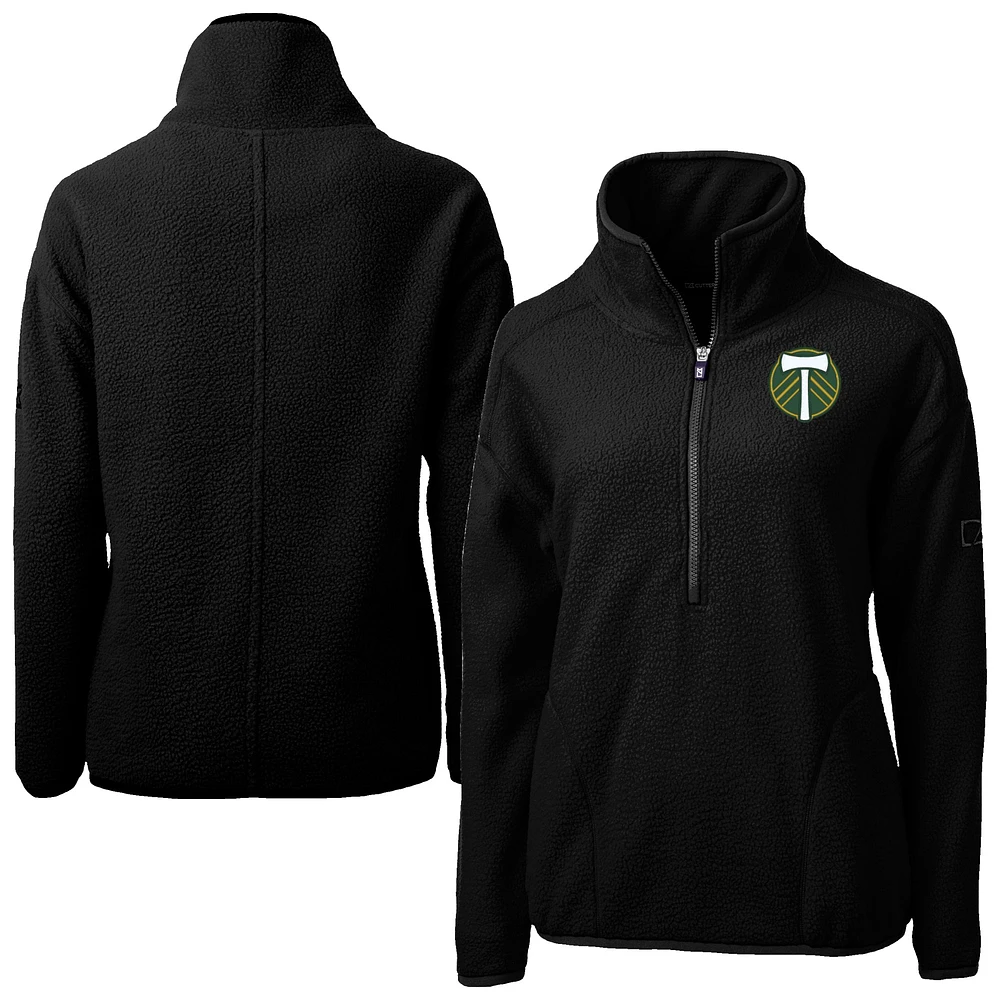Women's Cutter & Buck Portland Timbers Cascade Eco Fleece Pullover Jacket