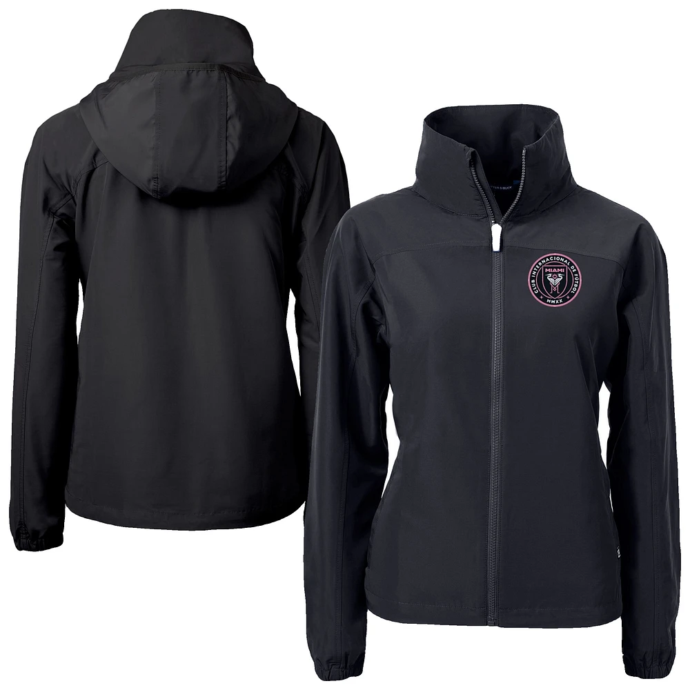 Women's Cutter & Buck Inter Miami CF Charter Eco Recycled Full-Zip Jacket