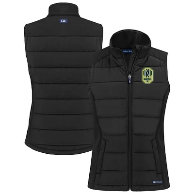 Women's Cutter & Buck Nashville SC Evoke Hybrid Eco Softshell Recycled Full-Zip Vest