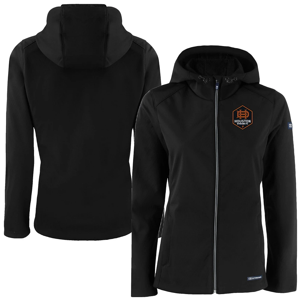Women's Cutter & Buck Houston Dynamo FC Evoke Eco Softshell Recycled Full-Zip Jacket