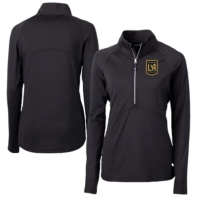 Women's Cutter & Buck LAFC Adapt Eco Knit Stretch Recycled Half-Zip Top