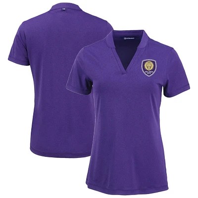 Women's Cutter & Buck Heather Orlando City SC Forge Stretch Blade Top